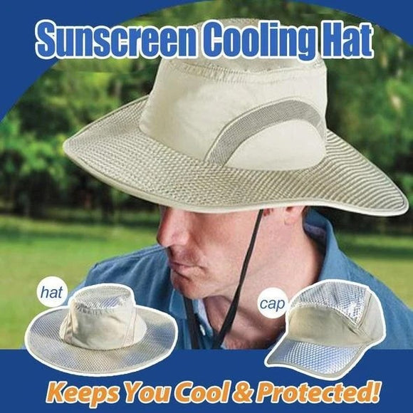 Summer Cooling Hat Wide - everythingyouuneedd