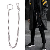 Hip Hop Pants Chain Secure Travel Wallet Chain Heavy Duty Jeans Link Coil Leash - everythingyouuneedd