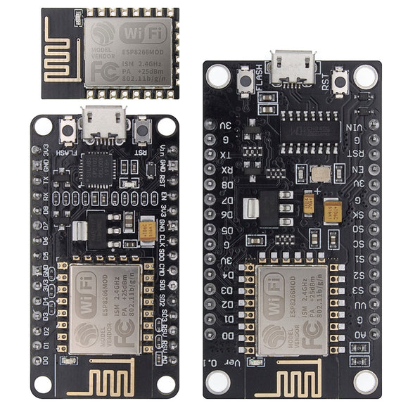 Wireless module CH340/CP2102 NodeMcu V3 V2 Lua WIFI Internet of Things development board based ESP8266 ESP-12E with pcb Antenna - everythingyouuneedd