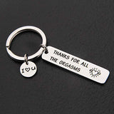 Custom Keyring Engraved Thank for All The Orgasms I Love You Key Ring Couple Keychain Jewelry Gifts Give To My Boyfriend Husband - everythingyouuneedd