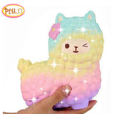 jumbo sheep alpaca squishy cute galaxy slow rising animal squishy squish wholesale exquisite kids gift - everythingyouuneedd