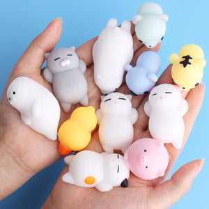 Mini Change Color Squishy Cute Cat Antistress Ball Squeeze Mochi Rising Abreact Soft Sticky Stress Relief Funny Gift Toy - everythingyouuneedd