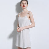 summer 2019 new linen cotton mid-length dress sleeveless sling bottom - everythingyouuneedd