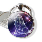 12 Constellations Keychain Constellation Key Rings Zodiac Sign Key Chain Pendant Jewelry Libra Aries Leo Fashion Birthday Gift - everythingyouuneedd