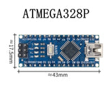 Nano With the bootloader compatible Nano 3.0 controller for arduino CH340 USB driver 16Mhz Nano v3.0 ATMEGA328P/168P - everythingyouuneedd