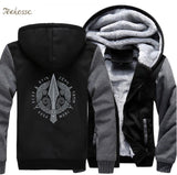 Odin Vikings Hoodie Men Viking Berserker Stylish Jacket 2018 Winter Brand Warm Fleece Hip Hop Hooded Sweatshirt Coat Homme 5XL - everythingyouuneedd