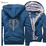 Odin Vikings Hoodie Men Viking Berserker Stylish Jacket 2018 Winter Brand Warm Fleece Hip Hop Hooded Sweatshirt Coat Homme 5XL - everythingyouuneedd