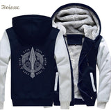 Odin Vikings Hoodie Men Viking Berserker Stylish Jacket 2018 Winter Brand Warm Fleece Hip Hop Hooded Sweatshirt Coat Homme 5XL - everythingyouuneedd