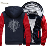 Odin Vikings Hoodie Men Viking Berserker Stylish Jacket 2018 Winter Brand Warm Fleece Hip Hop Hooded Sweatshirt Coat Homme 5XL - everythingyouuneedd