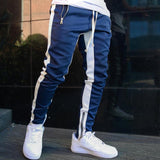 Mens Joggers Casual Pants Fitness Men Sportswear Tracksuit Bottoms Skinny Sweatpants Trousers Black Gyms Jogger Track Pants - everythingyouuneedd