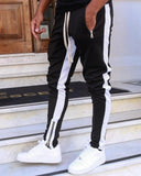 Mens Joggers Casual Pants Fitness Men Sportswear Tracksuit Bottoms Skinny Sweatpants Trousers Black Gyms Jogger Track Pants - everythingyouuneedd