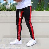 Mens Joggers Casual Pants Fitness Men Sportswear Tracksuit Bottoms Skinny Sweatpants Trousers Black Gyms Jogger Track Pants - everythingyouuneedd