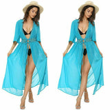 2020 Sexy Beach Dress Swimwear Women Beach Cover Up Cardigan Swimwear Bikini Cover ups Robe Plage Zaful Dress for Beach - everythingyouuneedd