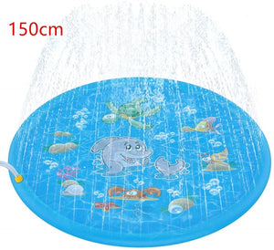 170cm Inflatable Spray Water Cushion Summer Kids Play Water Mat Lawn Games Pad Sprinkler Play Toys Outdoor Tub Swiming Pool - everythingyouuneedd