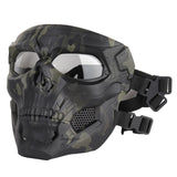 Tactical Paintball Skull Masks Outdoor Breathable Hunting Shooting Skull Mask Military Full Face Safety Airsoft Paintball Masks - everythingyouuneedd