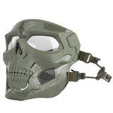 Tactical Paintball Skull Masks Outdoor Breathable Hunting Shooting Skull Mask Military Full Face Safety Airsoft Paintball Masks - everythingyouuneedd