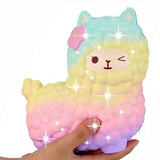 jumbo sheep alpaca squishy cute galaxy slow rising animal squishy squish wholesale exquisite kids gift - everythingyouuneedd