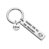 Custom Keyring Engraved Thank for All The Orgasms I Love You Key Ring Couple Keychain Jewelry Gifts Give To My Boyfriend Husband - everythingyouuneedd