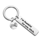 Custom Keyring Engraved Thank for All The Orgasms I Love You Key Ring Couple Keychain Jewelry Gifts Give To My Boyfriend Husband - everythingyouuneedd