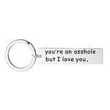 Custom Keyring Engraved Thank for All The Orgasms I Love You Key Ring Couple Keychain Jewelry Gifts Give To My Boyfriend Husband - everythingyouuneedd