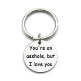 Custom Keyring Engraved Thank for All The Orgasms I Love You Key Ring Couple Keychain Jewelry Gifts Give To My Boyfriend Husband - everythingyouuneedd