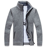 Neue Strickjacke Pullover Männer Herbst Winter SweaterCoats Männlichen Dicken Faux Pelz Wolle Herren Pullover Jacken Casual Strickwaren Größe M-3XL - everythingyouuneedd