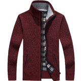 Neue Strickjacke Pullover Männer Herbst Winter SweaterCoats Männlichen Dicken Faux Pelz Wolle Herren Pullover Jacken Casual Strickwaren Größe M-3XL - everythingyouuneedd