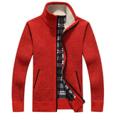 Neue Strickjacke Pullover Männer Herbst Winter SweaterCoats Männlichen Dicken Faux Pelz Wolle Herren Pullover Jacken Casual Strickwaren Größe M-3XL - everythingyouuneedd