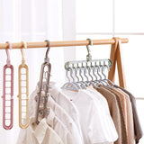 Clothes hanger closet organizer Space Saving Hanger Multi-port clothing rack Plastic Scarf cabide hangers for clothes TXTB1 - everythingyouuneedd