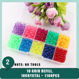 Children Beads Crafts for Kids 5200pcs DIY Beads Crystal Creative Material Kids Beads Water Spray Magic Puzzle Toys for Children - everythingyouuneedd